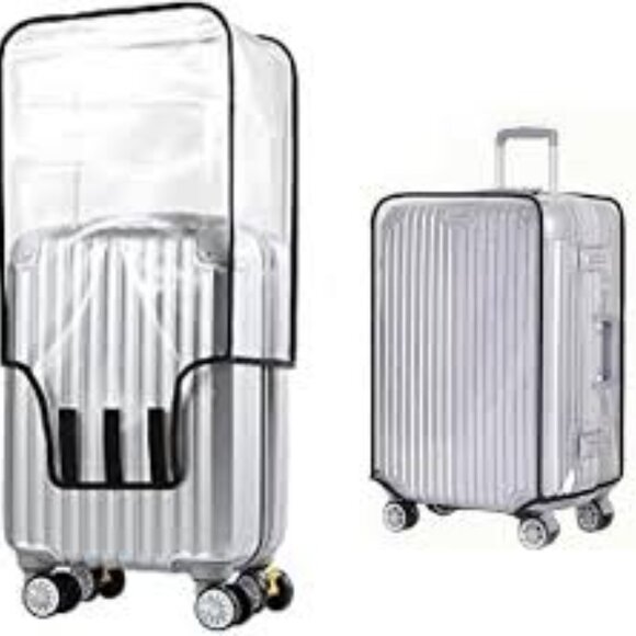 Luggage Protector / Suitcase Cover / Clear PVC / Waterproof -NWT- 24" - Picture 3 of 8